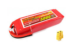 Акумулятор Li-Pol Dinogy 5000 мАг 14.8 В XT60-Female - 1 шт.