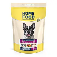 Сухий корм для дорослих собак малих та середніх порід Home Food (Хом Фуд) Hypoallergenic, телятина з овочами