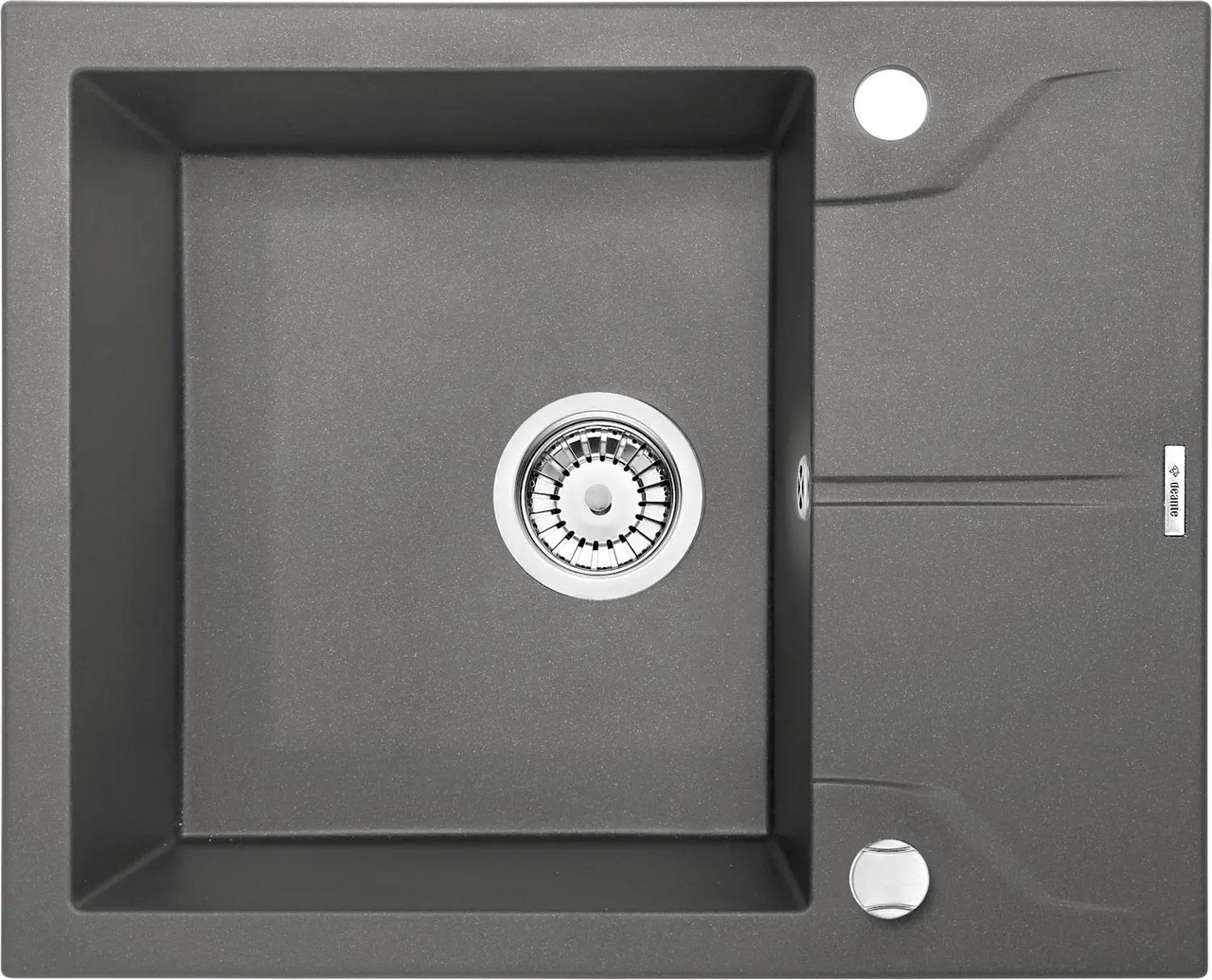 Кухонна мийка Deante Andante Flush ZQN T11F Гранітний Антрацит