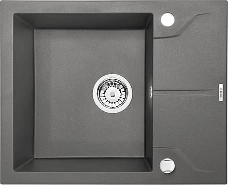 Кухонна мийка Deante Andante Flush ZQN T11F Гранітний Антрацит, фото 1