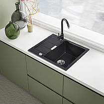 Мийка Franke Sirius 2.0 S2D 611-62 Онікс + змішувач Pola Онікс, фото 4