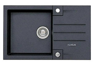 Кухонна мийка Alveus Rock 130 Onyx + батарея 4203005PRIM Onyx, фото 2