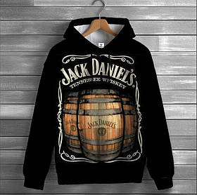 Толстовка-кенгуру (толстовка) з 3D принтом Джек Деніелс Jack Daniel's