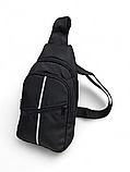 Барсетка сумка-слінг на груди Оксфорд тканинна 1000D Унісекс/Сумка спортивні для через плече, фото 3