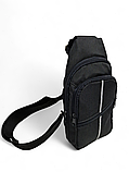 Барсетка сумка-слінг на груди Оксфорд тканинна 1000D Унісекс/Сумка спортивні для через плече, фото 2