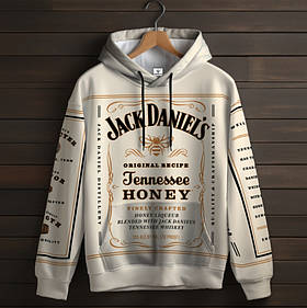 Толстовка-кенгуру (толстовка) з 3D принтом Джек Деніелс Jack Daniel's 02