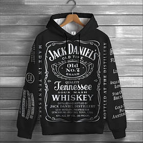 Толстовка-кенгуру (толстовка) з 3D принтом Джек Деніелс Jack Daniel's 03