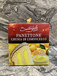 Панеттоне Panettone Santangelo crema di limoncello з лимонним кремом 908 грм