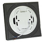 Led світильник накладний квадратний МОТОКО Gloria 24Вт 4000К IP40 графітовий ( 1022810), фото 3