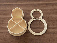 Коробка 8 березня для сухофруктів, цукатів, горішків