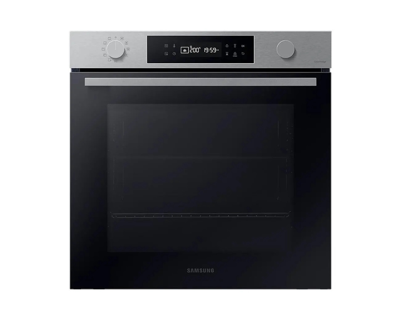 Електрична парова духова шафа Samsung NV7B4140VAS Natural Steam Конвекція Сріблясто-чорна