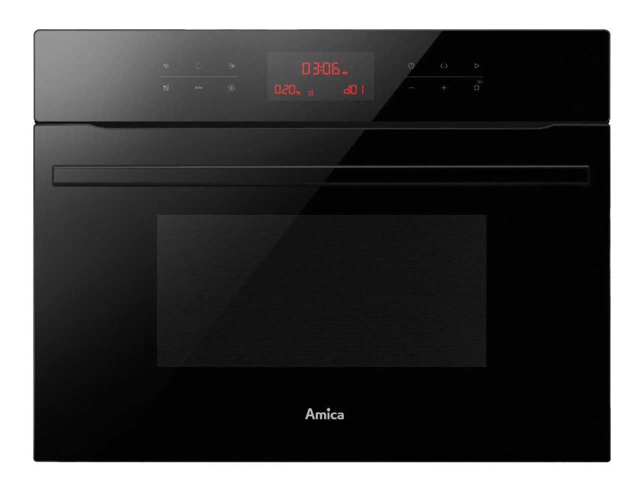 Духова піч з мікрохвилями Amica AMMB44E2GCB X-Type Конвекція Чорний