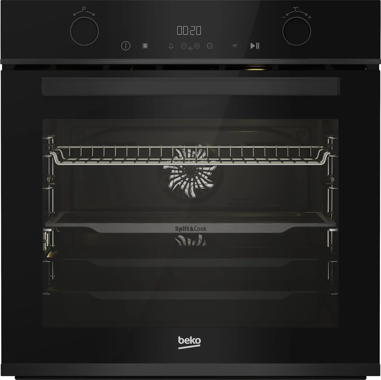 Електрична духова шафа Beko BBVM13400DXS bPro500 Split&Cook Конвекція Чорний