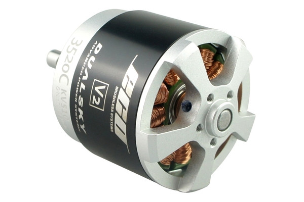 Мотор безколекторний Dualsky для літаків ECO 3520C KV510 1150W 48А 5-6S - 1 шт.