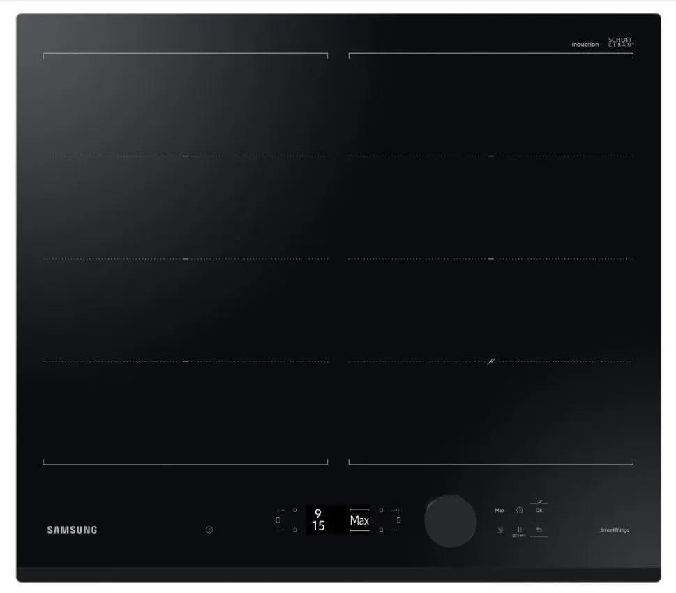Індукційна варильна поверхня Samsung NZ64B7799GK Slim Fit 59 см