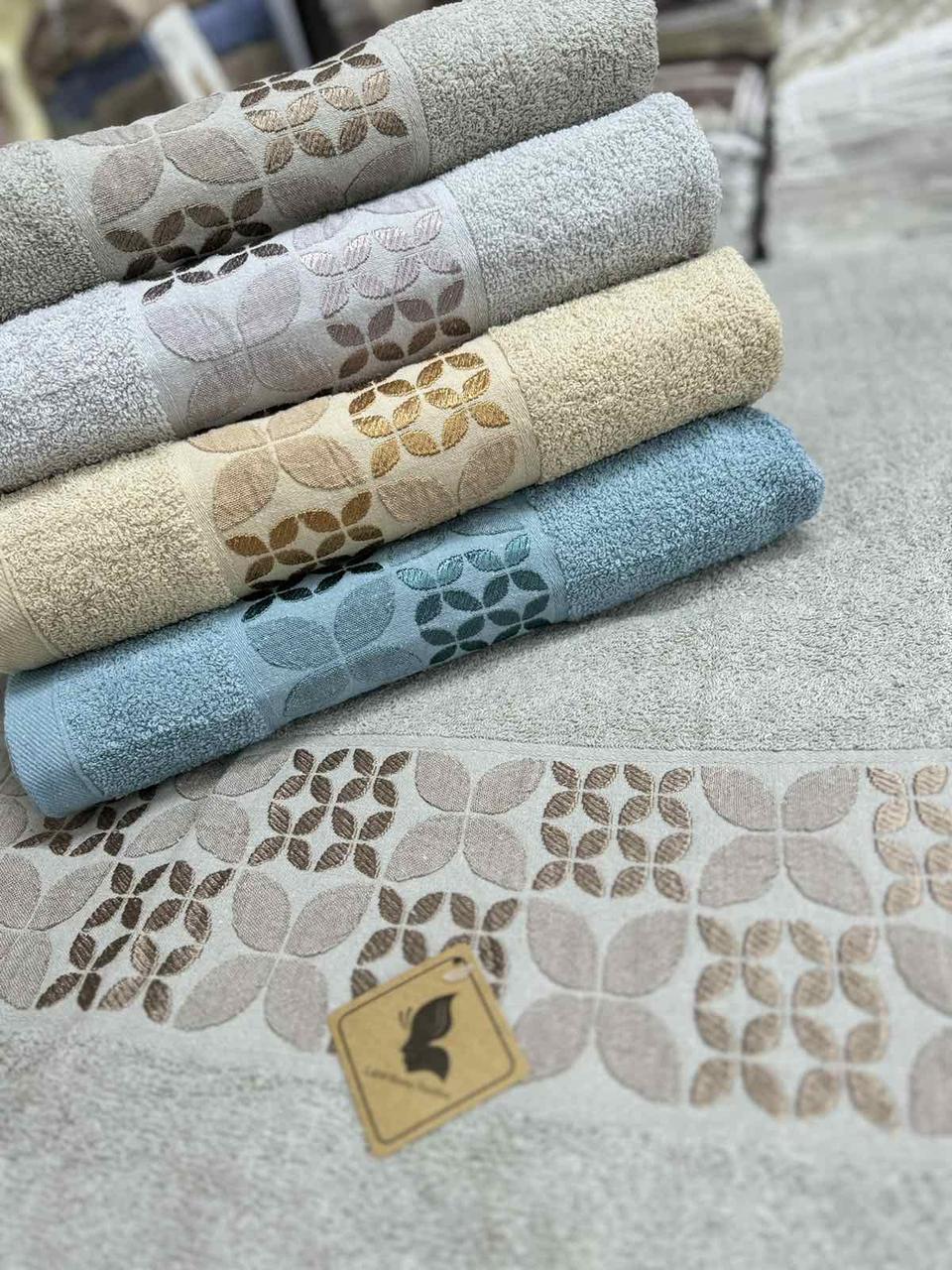 Рушник для обличчя махровий щільний розмір 50 на 100 см (від 8 шт.)