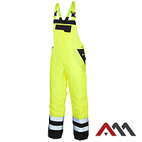 Сигнальний Утеплений Напівкомбінезон "ArtMas" Flash-Bi, розмір XL