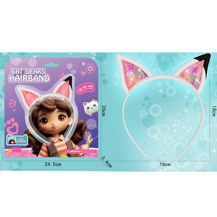 Аксесуар для волосся 85038E обруч, мікс квітів