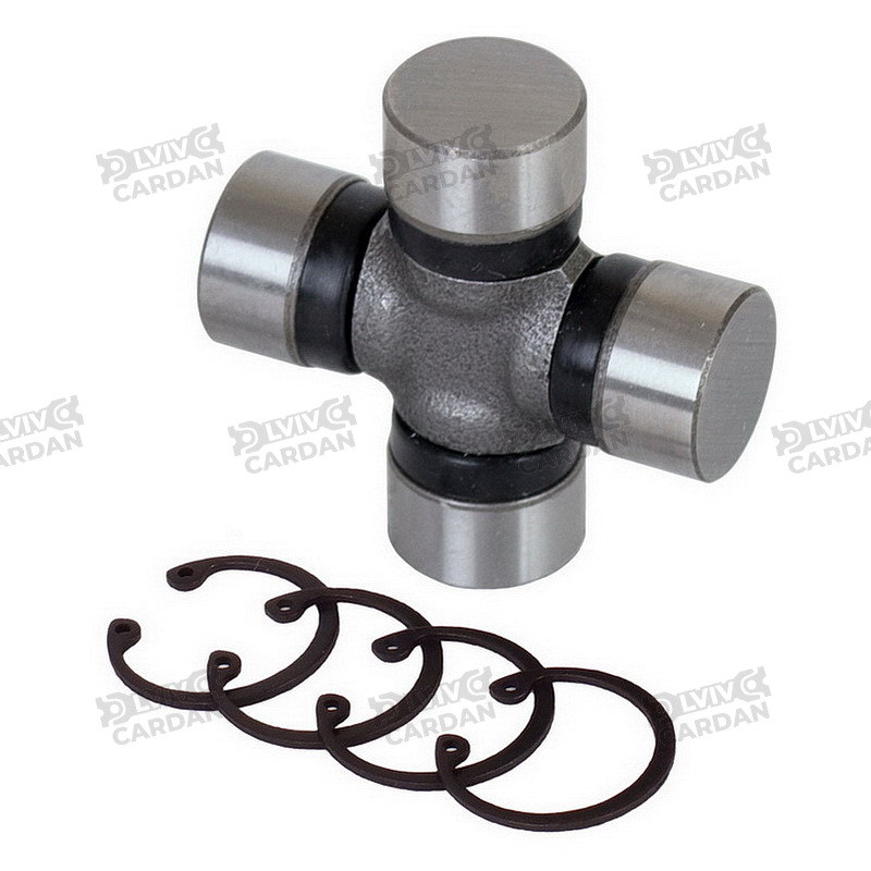 Хрестовина 19x52, рульова, центральна змазка, GUA2-1 (DRIVESHAFT PARTS)