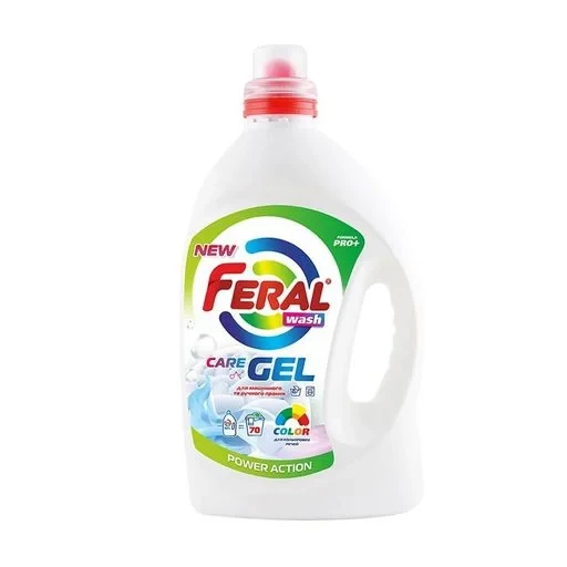 Гель для прання FERAL Color 3.5 л, фото 1