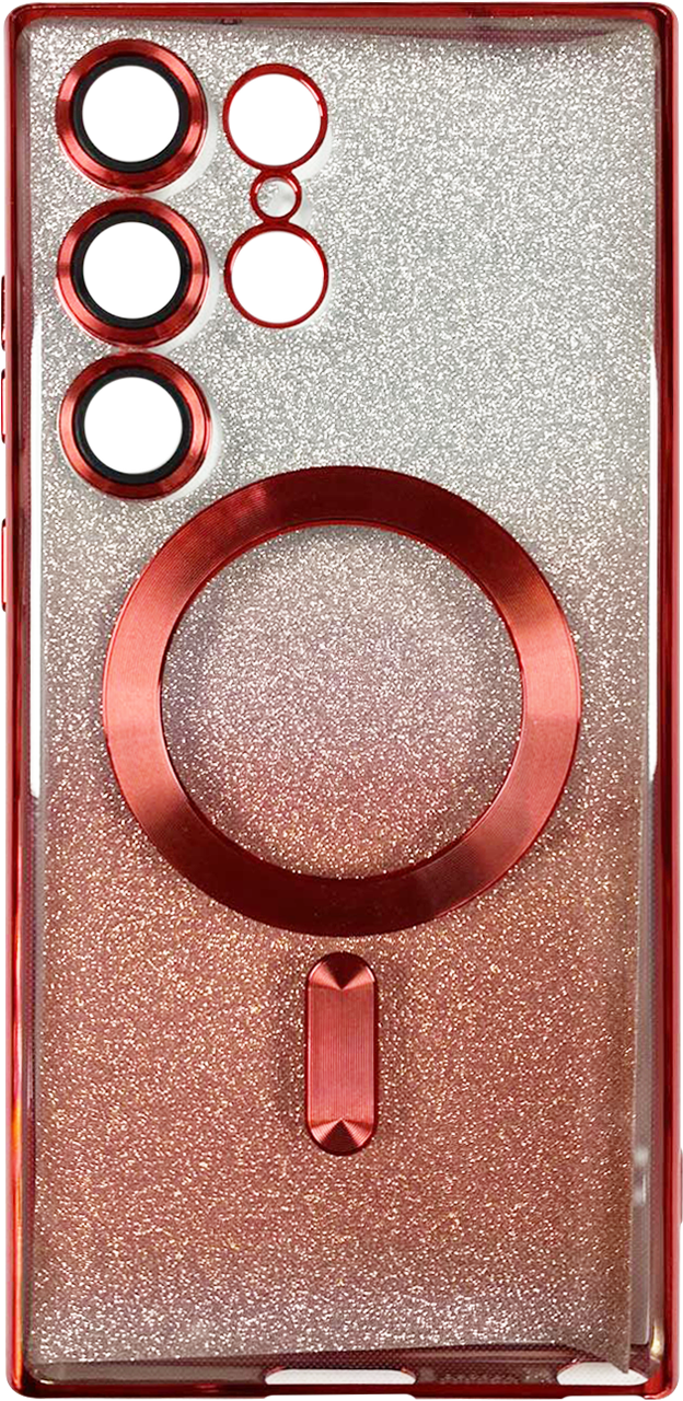Силікон SA S918B S23 Ultra red bamper Shining Magsafe