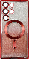 Силікон SA S918B S23 Ultra red bamper Shining Magsafe