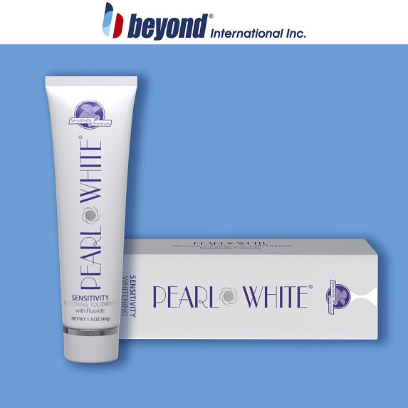 Відбілююча зубна паста з фтором для чутливих зубів Beyond Pearl White Sensitivity 40мл