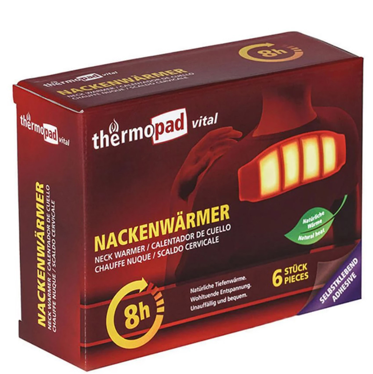 Грілка активна для шиї Thermopad Neck Warmer, набор 6 шт, фото 1