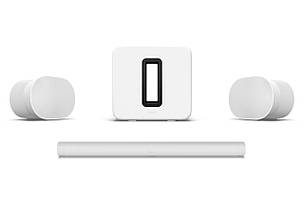 SONOS 5.1.2 system with Arc, Era 300 and Sub Gen 3 White