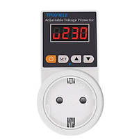 Реле стабілізатор напруги Voltage Protector, запобіжник у розетку, мережевий фільтр