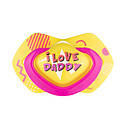 Пустушка силіконова симетрична 18+ міс NEON LOVE 2 шт. - рожева     Canpol babies 22/654_pin, фото 7