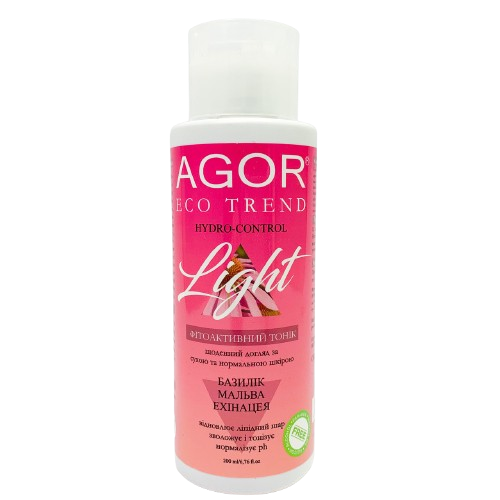 Фітоактивний тонік AGOR LIGHT для сухої та нормальної шкіри 200 мл