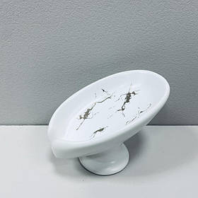 Мильниця керамічна "Білий мармур" h - 9,7 см A-Plus 3988