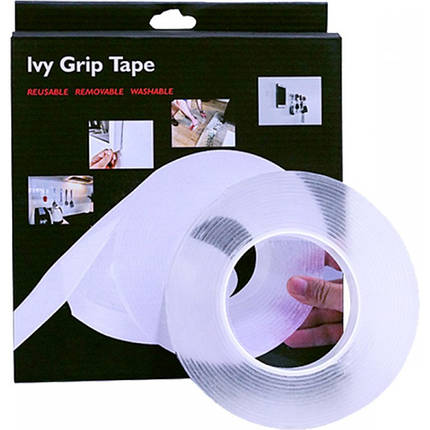 Багаторазова кріпильна стрічка Ivy Grip Tape (довжина 1 м, ширина 30 мм, товщина 2 мм) (200), фото 1