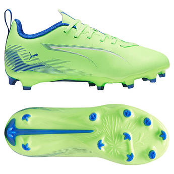 Дитячі бутси Puma Ultra 5 Play FG/AG 107695-03, Салатовий, Розмір (EU) — 29