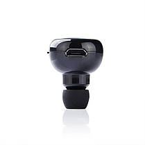 Інноваційні навушники-гарнітура для смартфонів AirBeats Bluetooth mini 4.0 Чорний, фото 3