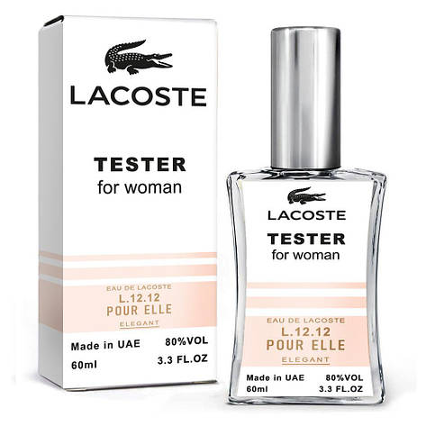 Lacoste Eau De Lacoste L.12.12 Pour Elle Elegant ТЕСТЕР NEW женский 60 мл, фото 1