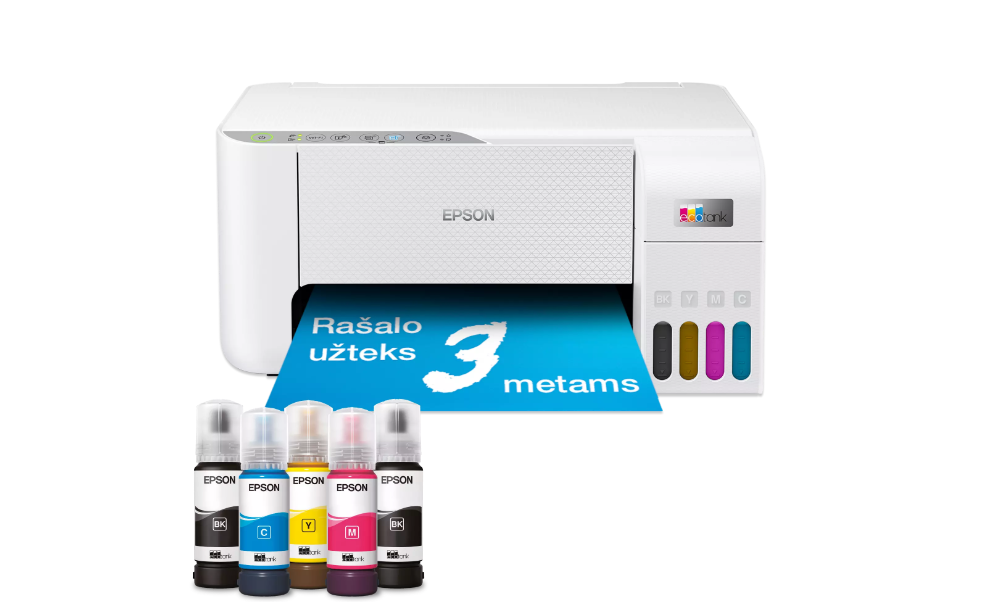 Кольоровий принтер Epson EcoTank L3276 (C11CJ67436)