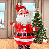 Новорічний декор Санта надувний" 120 см. Новорічний декор дому 120 см, фото 5