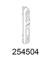 Відповідна планка замка Schuco S 74 розсувної системи артикул 254504