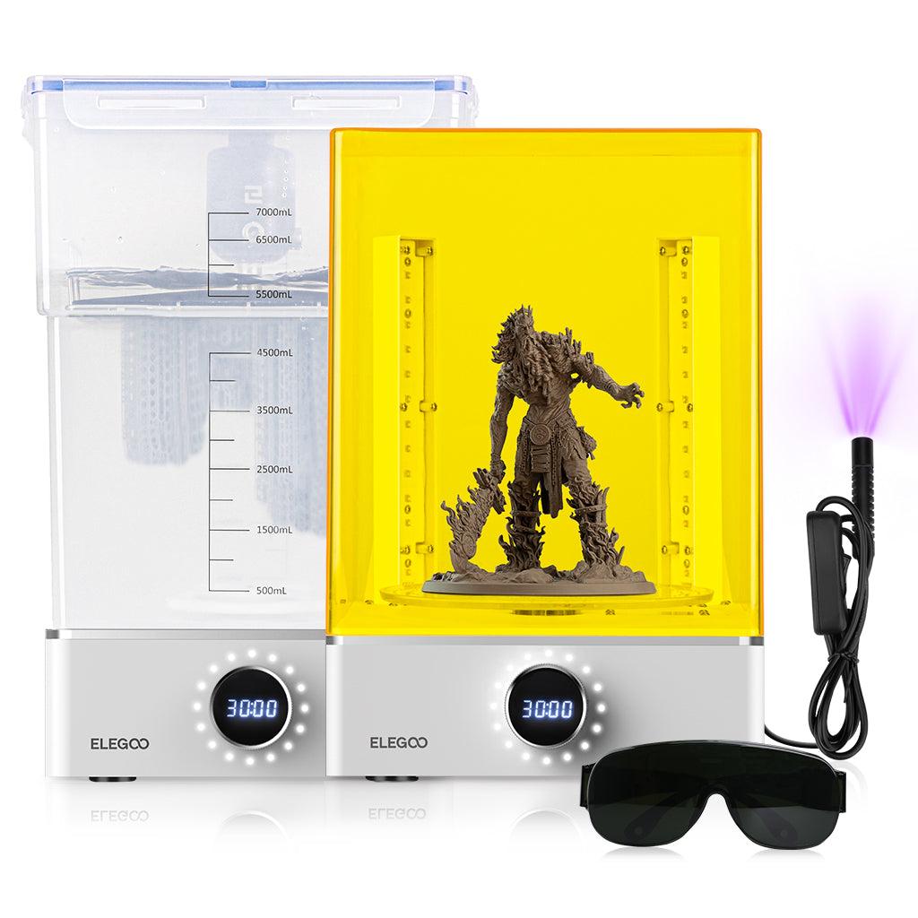 Мийка + Сушка (полімеризація) Elegoo Mercury XS Bundle Washing & Curing Machine (EL-3D-MXS), White