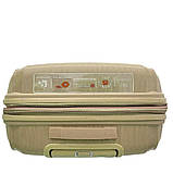 Валіза пластикова AIRTEX 245 середня 67 см шампань, фото 5