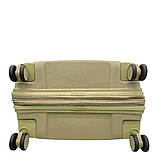 Валіза пластикова AIRTEX 245 середня 67 см шампань, фото 6