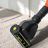 Ручний компактний пилосос Crownberg 2500 Вт пилосос 35 тисяч об/хв з низьким рівнем шуму та з турбощіткою, фото 7