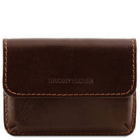 Tuscany TL141378 — Ексклюзивний шкіряний футляр для візиток (Темно-коричневий)