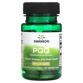 Swanson PQQ Pyrroloquinoline Quinone 10 mg 30 капсул
