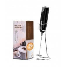 Электрический з підставкою капучинатор для молока Milk Frother 2в1 Coffe mixer з USB-зарядкою YU227, фото 1