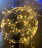 Гірлянда нитка на бабіні 500led 50м Провід чорний, фото 6