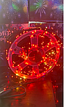 Гірлянда нитка на бабіні 500led 50м Провід чорний, фото 8