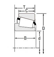 Підшипник KOYO 31313JR, 27313 VKT8761